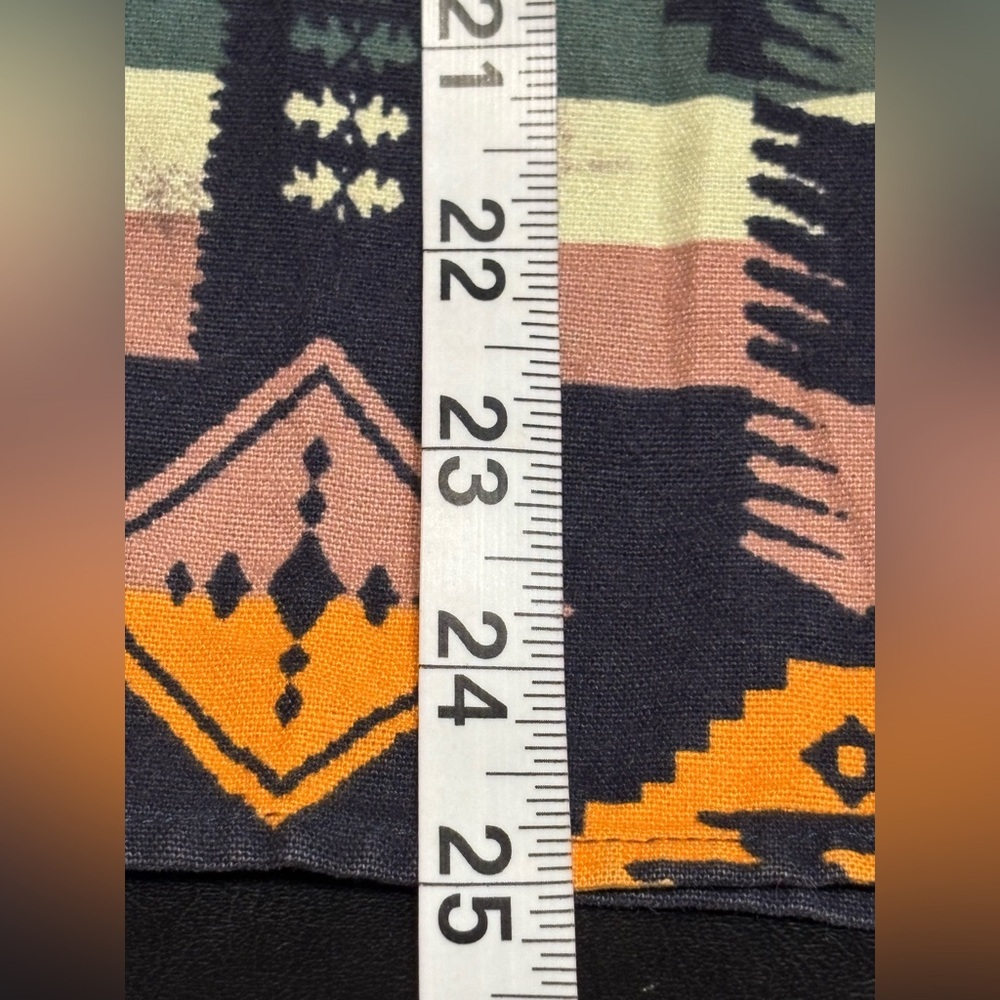 Woolrich Aztec Geometric Shapes Southwestern Soft Flannel Buttondown Shirt S - Picture 14 of 14